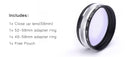 camera-filters-NiSi-Ireland-macro-close-up-lens-kit-58mm-49mm-52mm-adaptors-contents