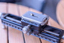 camera-filters-NiSi-Ireland-quick-release-plate-grey-fitted-to-nisi-macro-rail