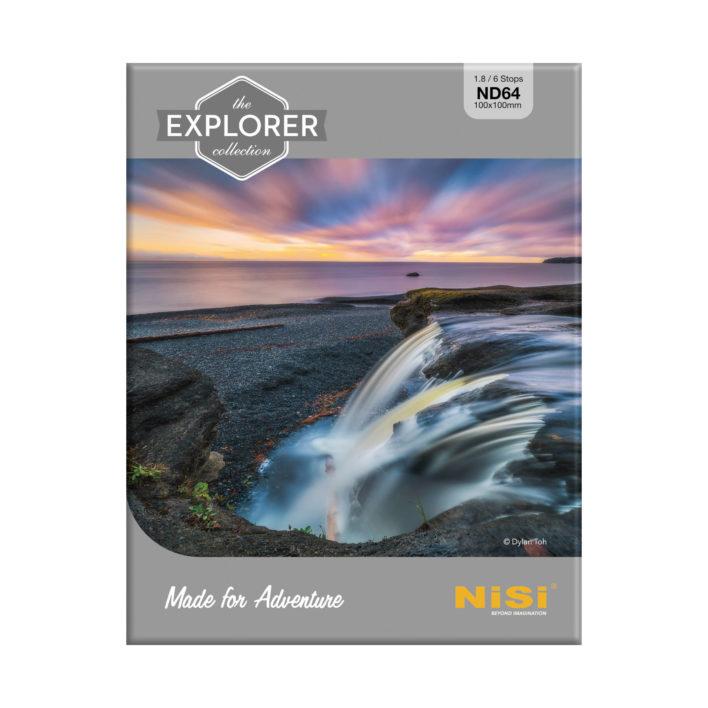 camera-filters-NiSi-Ireland-100mm-Explorer-hardened-6-stop-1-8-nd64-neutral-density-filter-box