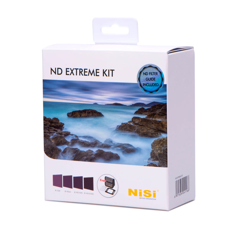 camera-filters-NiSi-Ireland-100mm-nd-extreme-3-stop-6-stop-10-stop-15-stop-kit-front