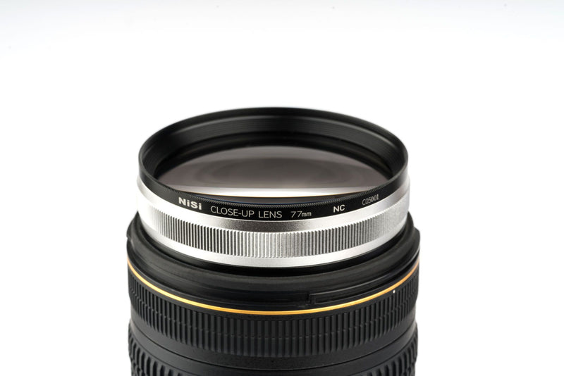 camera-filters-NiSi-Ireland-77mm-close-up-lens-kit-attached-to-lens