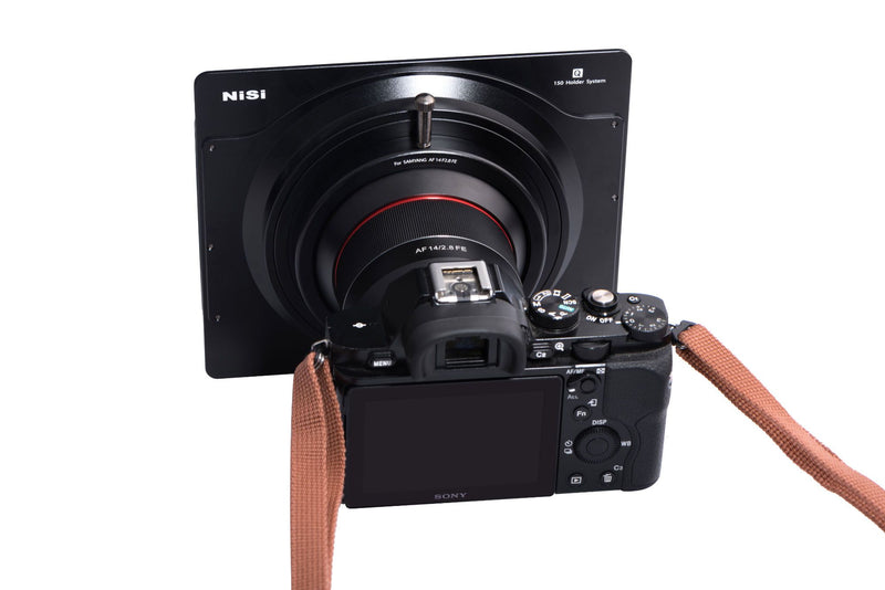 camera-filters-NiSi-Ireland-Q-series-150mm-filter-holder-for-Samyang-AF-14mm-f-2.8-sony-lens-fitted-back