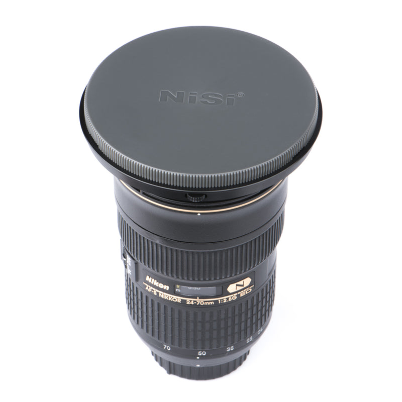 camera-filters-NiSi-Ireland-protection-lens-cap-v3-v5-pro-attached-nikon-24-70