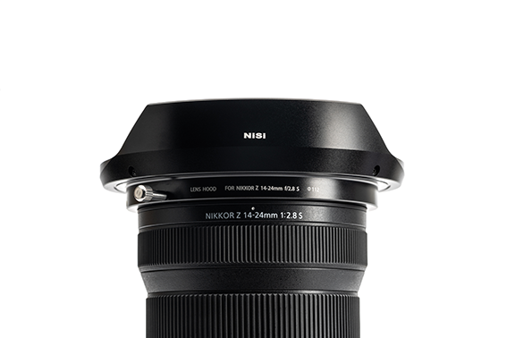 cfiphoto.com-NiSi-Ireland-Lens-Hood-Nikon-Z-14-24mm-F2.8-S-fitted-to-lens