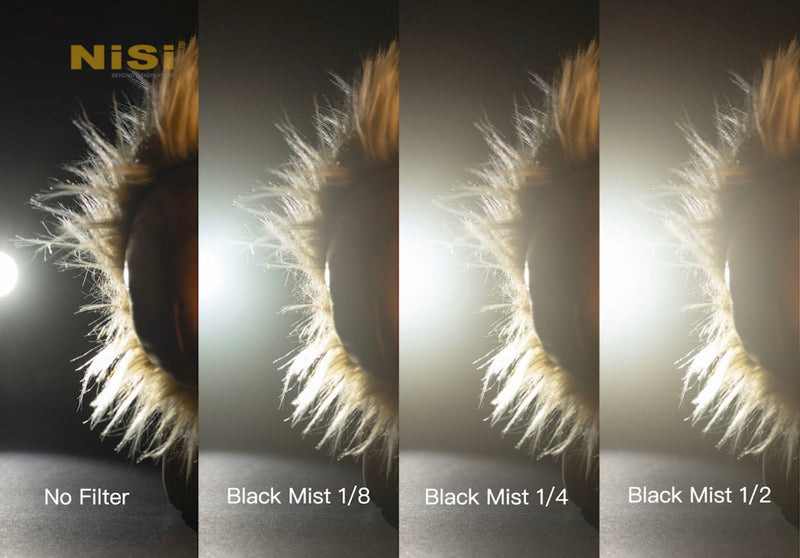 nisi-ireland-77mm-circular-black-mist-1-4-Quarter-comparison-filter-strength